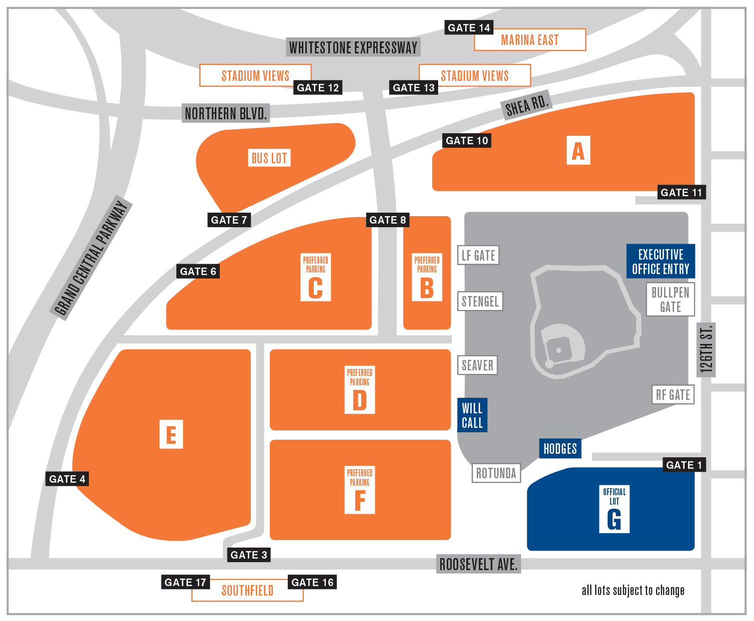 Citi Field Parking Guide Tips Maps Deals Spg