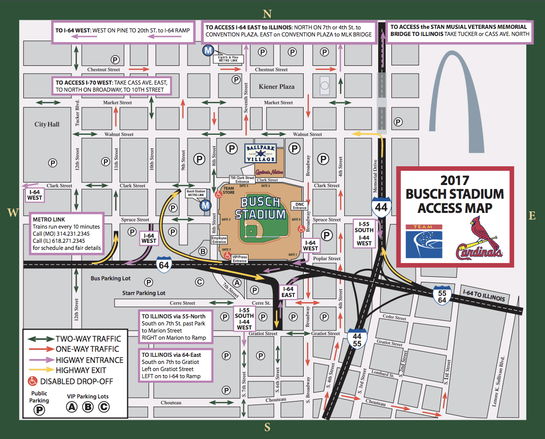 Busch Stadium Parking Guide Tips, Maps, Deals SPG