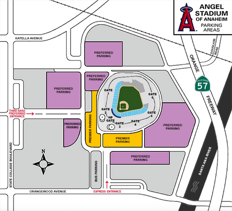 Angel Stadium Parking Guide Tips, Maps, Deals SPG