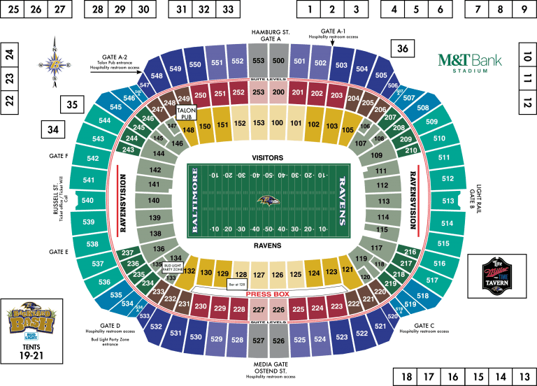 Penn State Football Stadium Seating Map With Rows 284