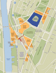 Yankee Stadium Parking Map