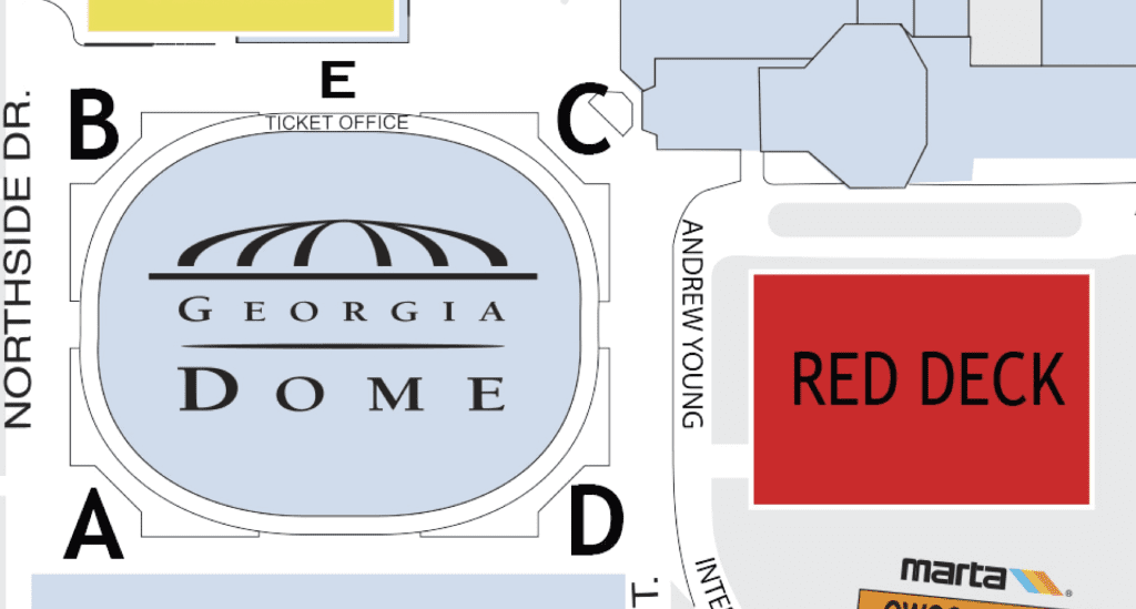 handicap parking dome Stadium Parking Guides