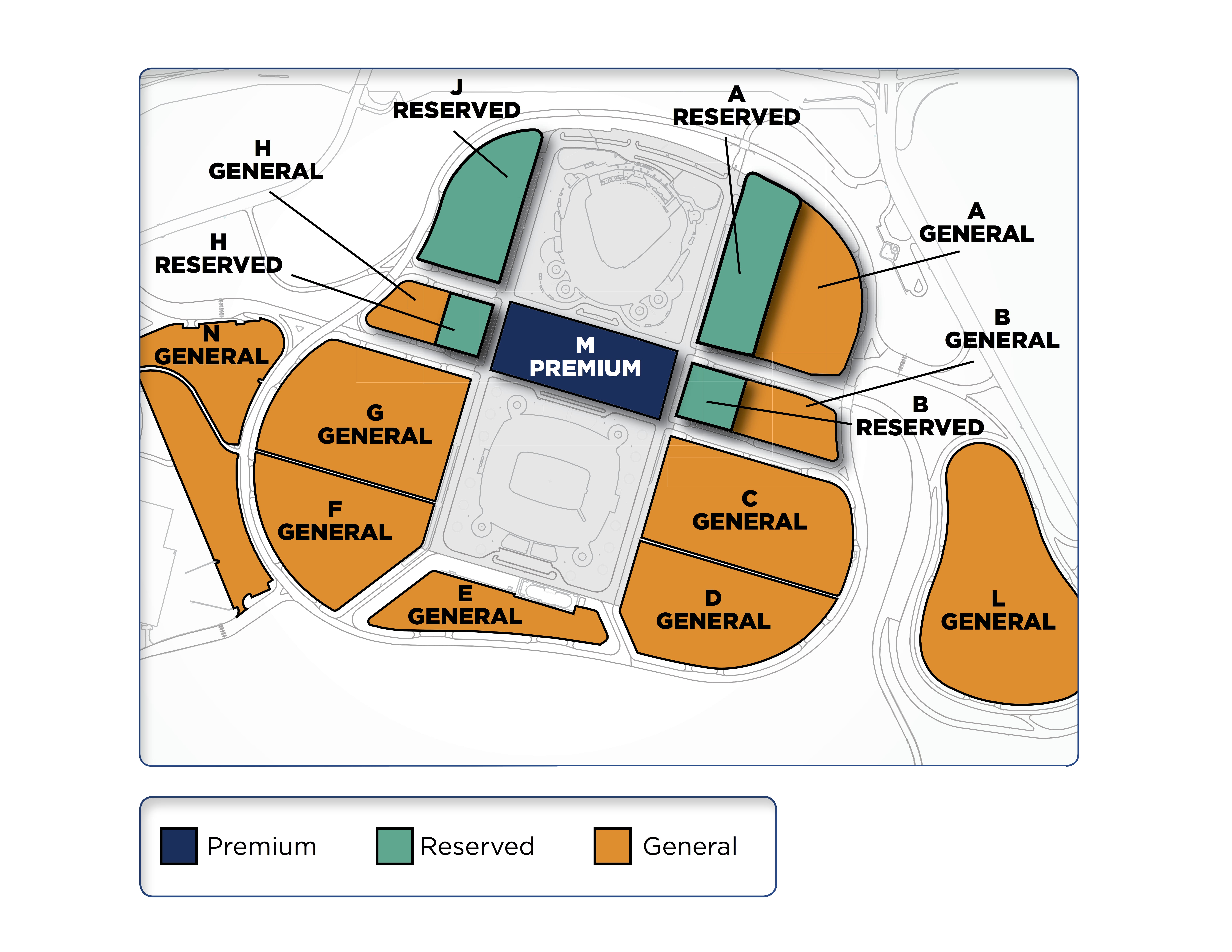 Kauffman Stadium Row Chart